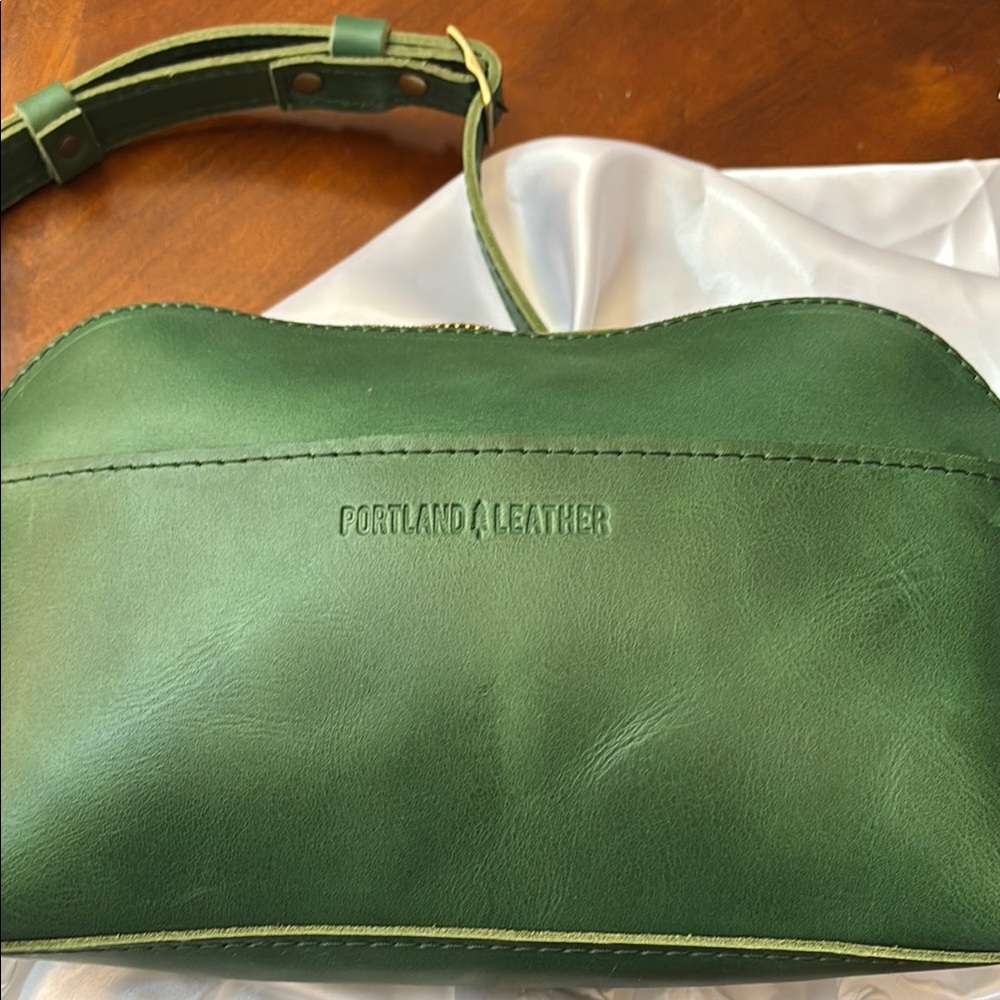 Cowboy mint green color Portland Leather Classic eclipse Crossbody Bag